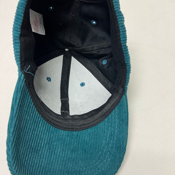 Teal Green Corduroy Cap with Colorful 'All the Jingle Ladies' Embroidery - Picture 4 of 5